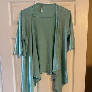 Womens Cardigan - Aqua Color size Medium